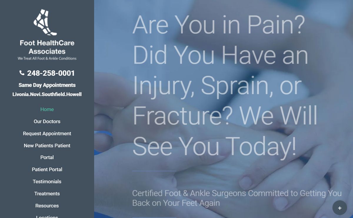 Foot HealthCare Associates | Michigan Podiatrist