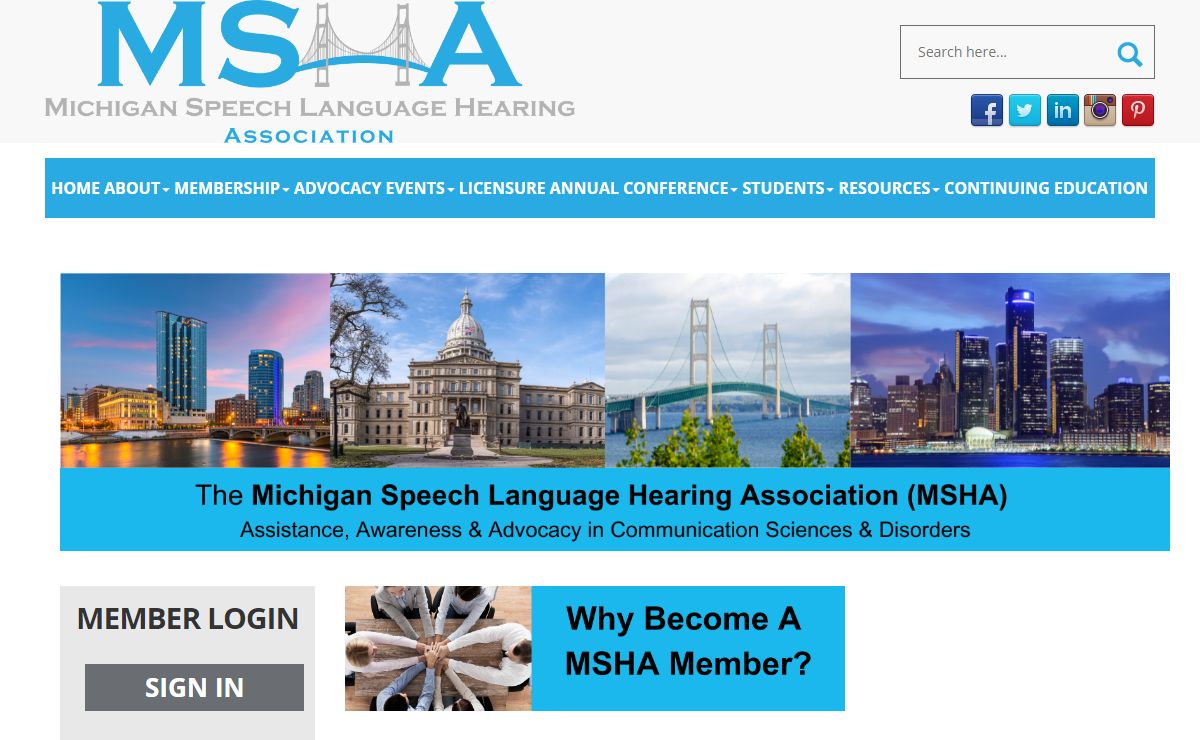 Home - Michigan Speech Language Hearing Association