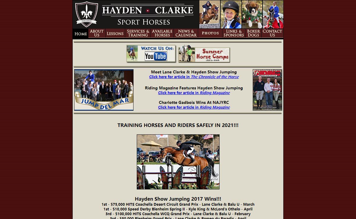 Hayden Show Jumping Mickey Hayden Lane Clarke April Branson Horse Lessons Training Orange County Nellie Gail
