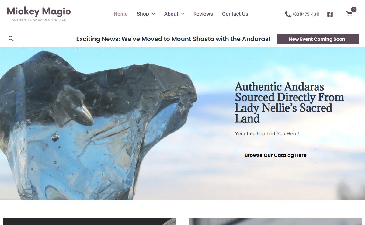 Mickey Magic – Authentic Andara Crystals
