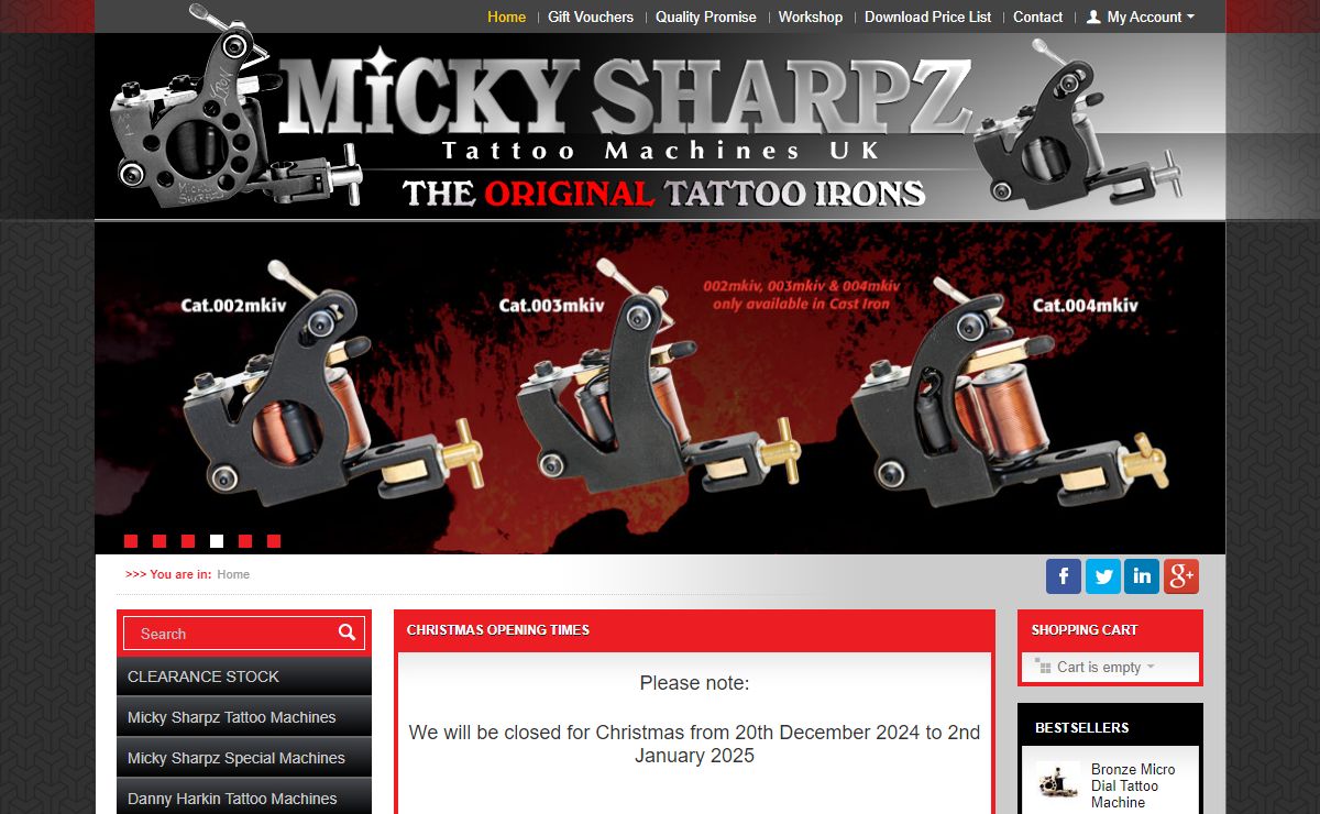 Micky Sharpz - Tattoo Machines UK