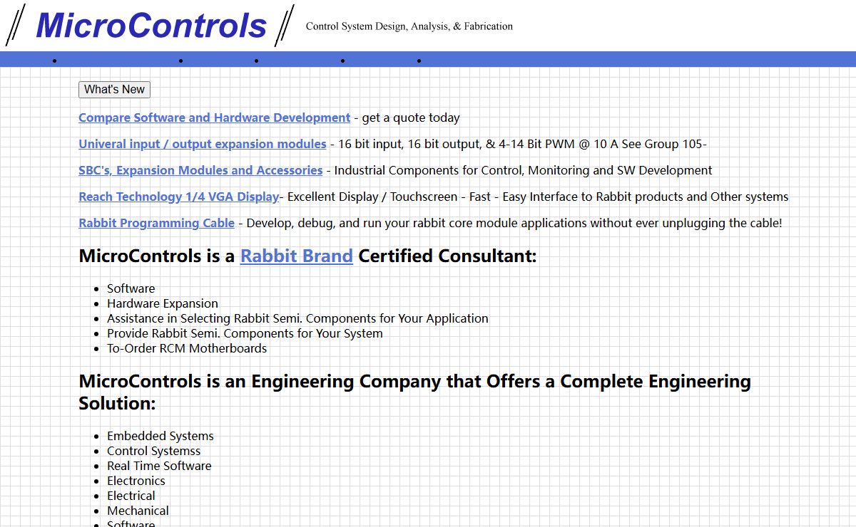 Micro-Controls embedded control for your system or equipment