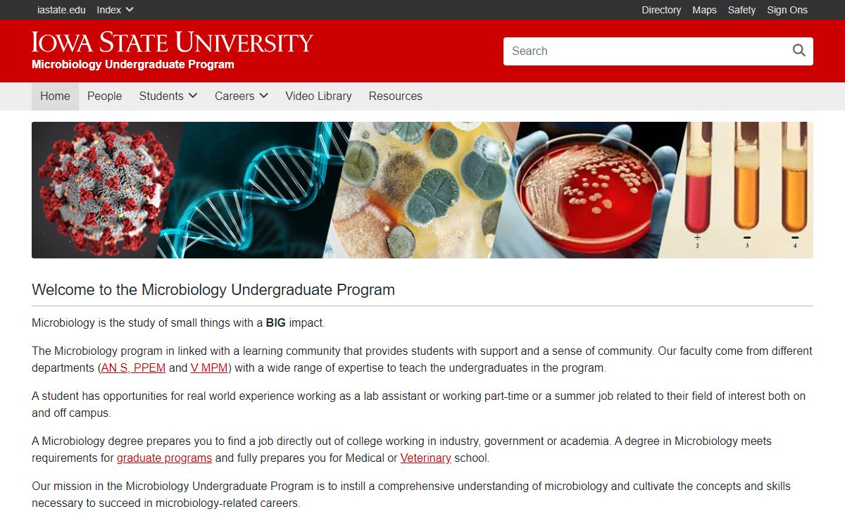 Microbiology Undergraduate Program