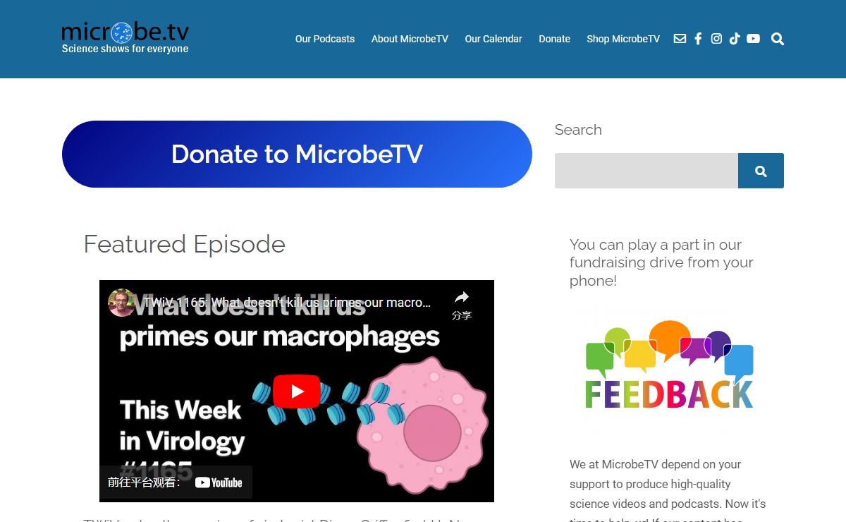 | Microbe TV