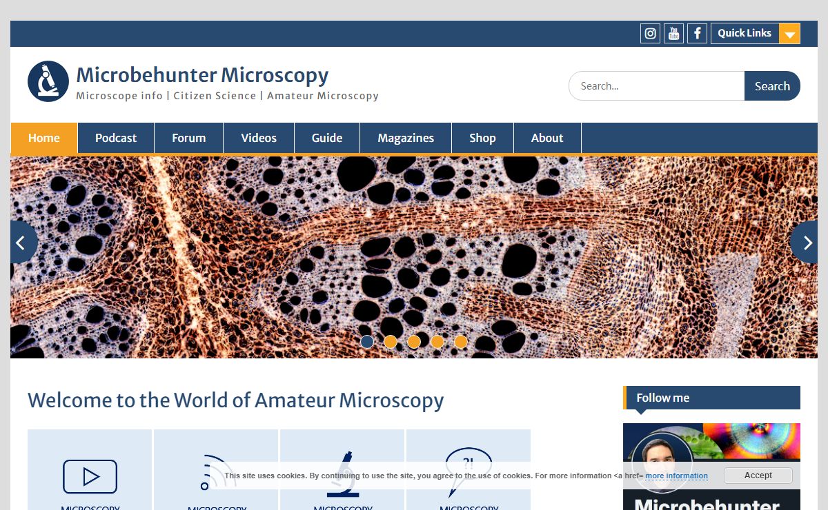Microbehunter Microscopy – Microscope info | Citizen Science | Amateur Microscopy