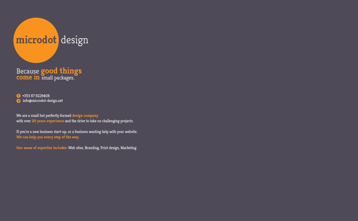 Microdot Design