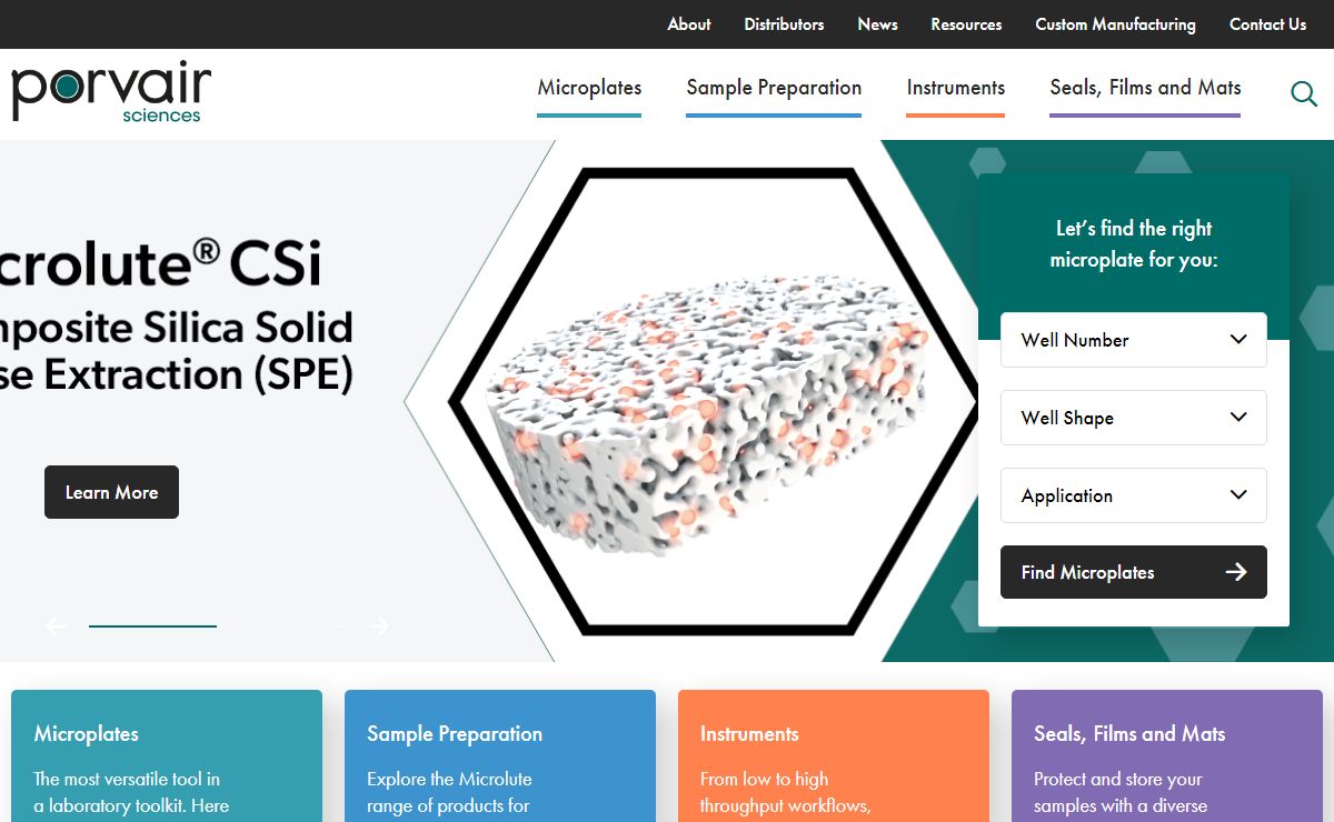 Home - Microplates | Porvair Sciences