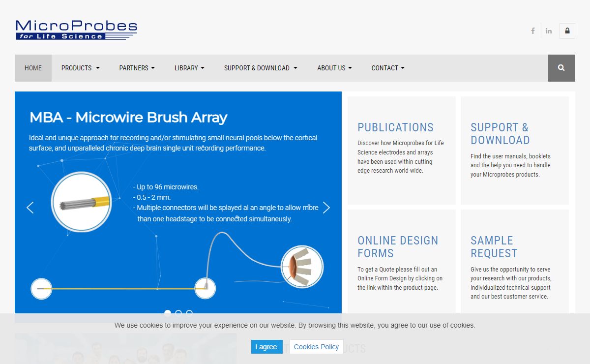 Neuroscience solutions - Microprobes for Life Science - Microprobes for Life Science