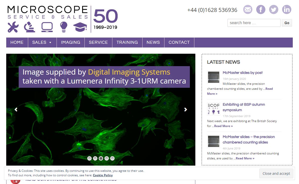 Optical microscopes & imaging systems for business & education