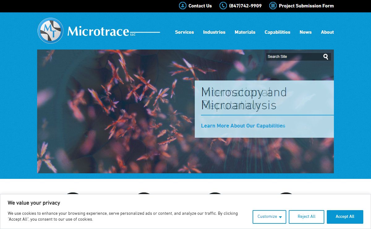 Microtrace | Microscopy - Microanalysis - Consulting