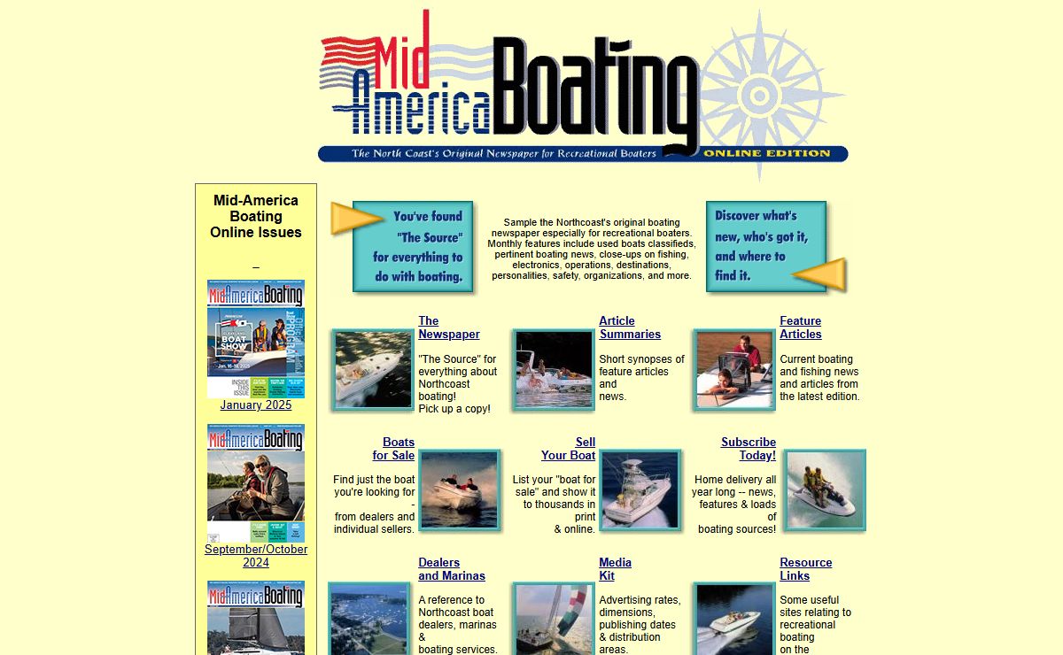 Mid-America Boating Publication: The Original Newspaper for the Recreational Boater.