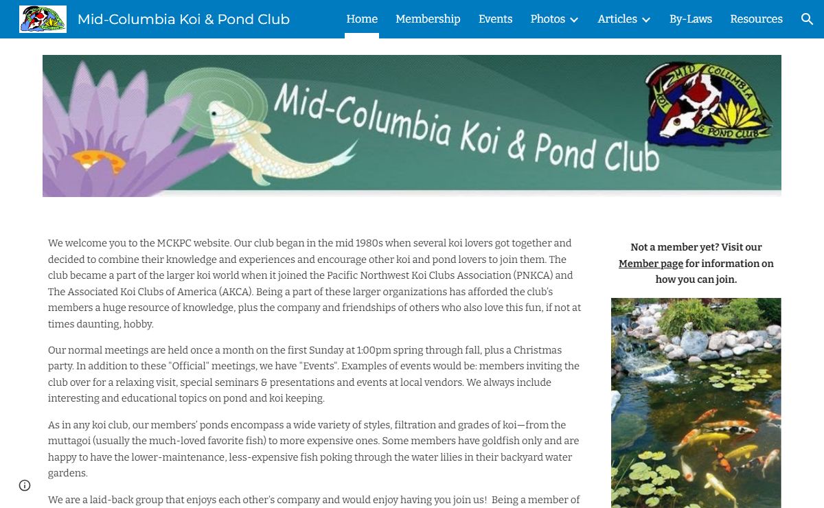 Mid-Columbia Koi & Pond Club