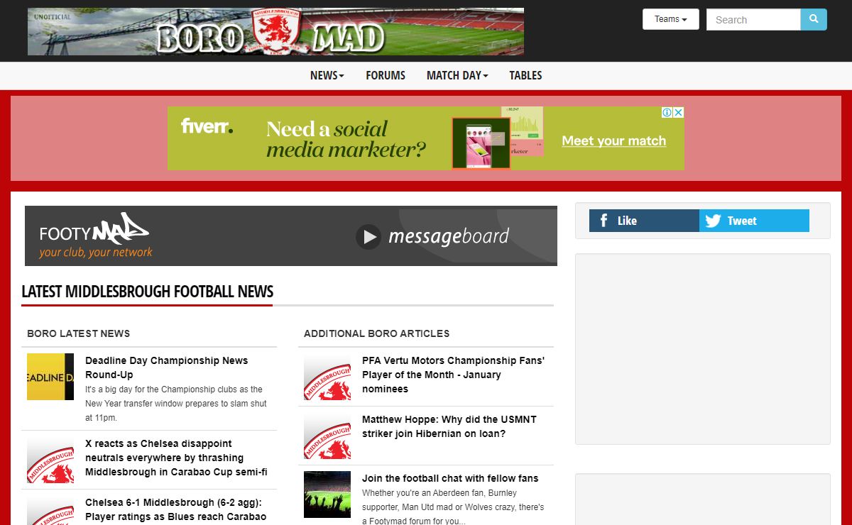 Middlesbrough News -