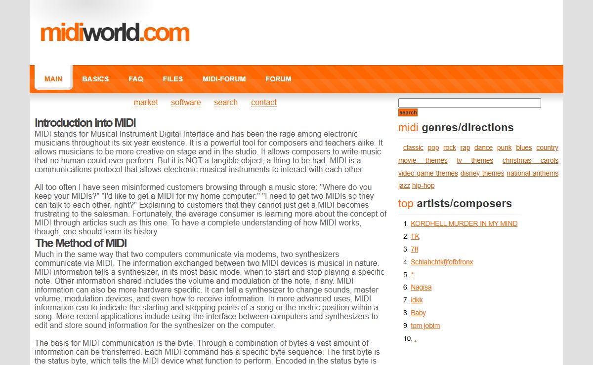 MIDI files - Download for free :: MIDIWORLD.COM