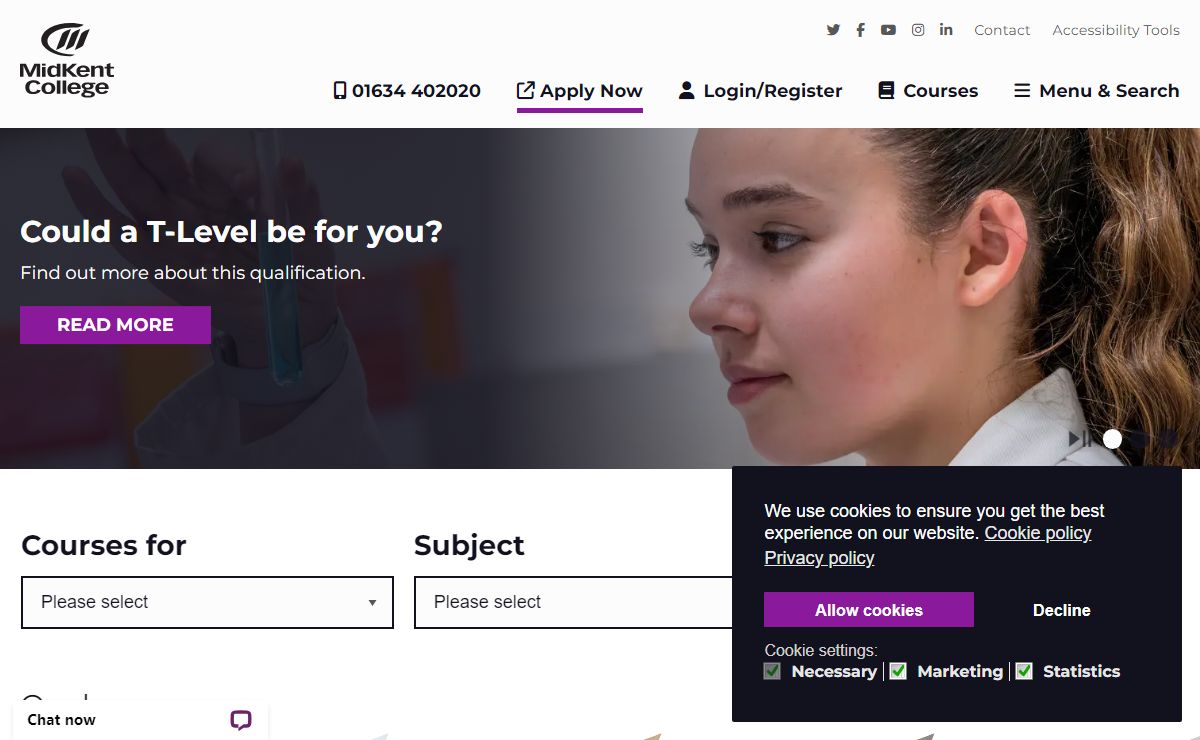 MidKent College | University & College Courses in Kent & Medway