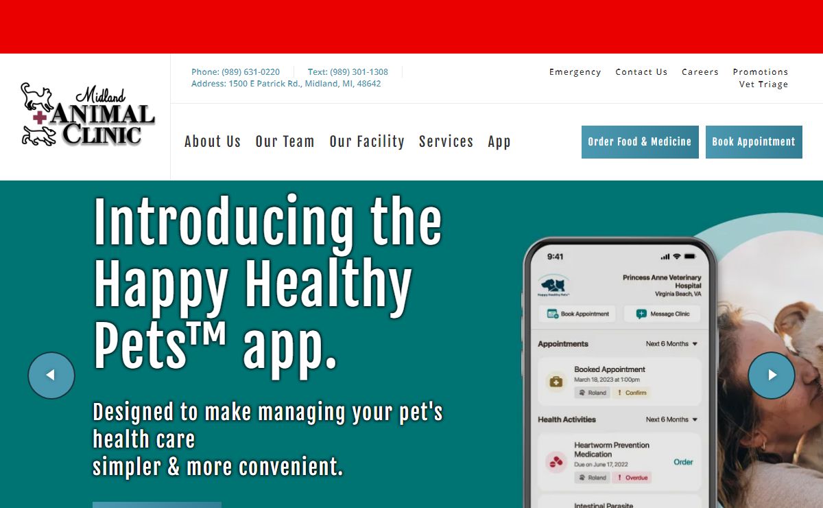 Homepage | Midland Animal Clinic - Midland, MI