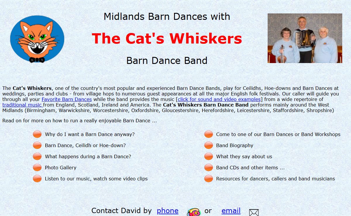 Midlands Barn Dances with The Cat's Whiskers Band
