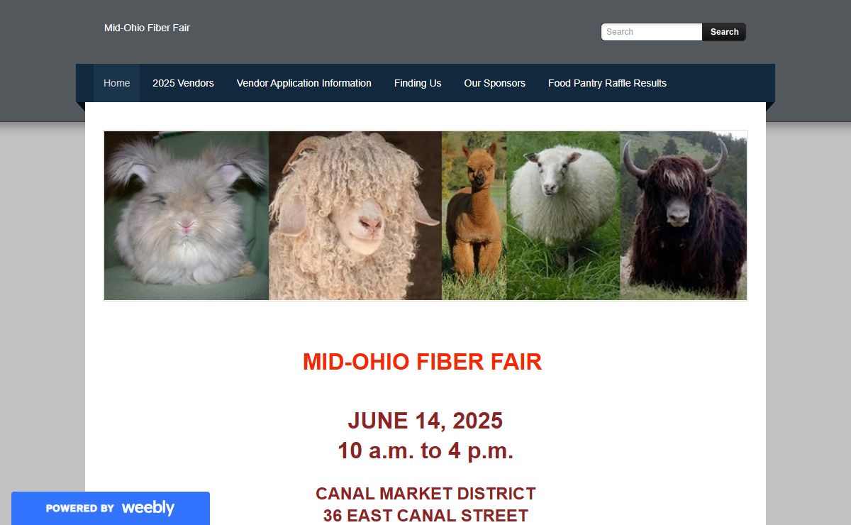 Mid-Ohio Fiber Fair - Home