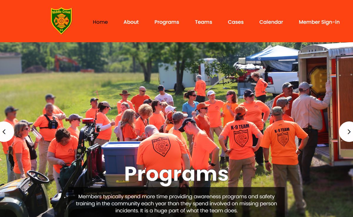 MIDSAR - Middle Creek Search & Rescue