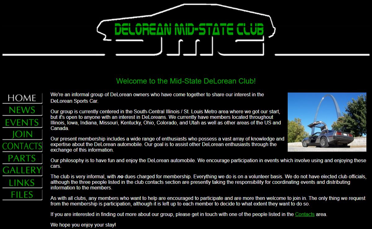 Mid-State DeLorean Club