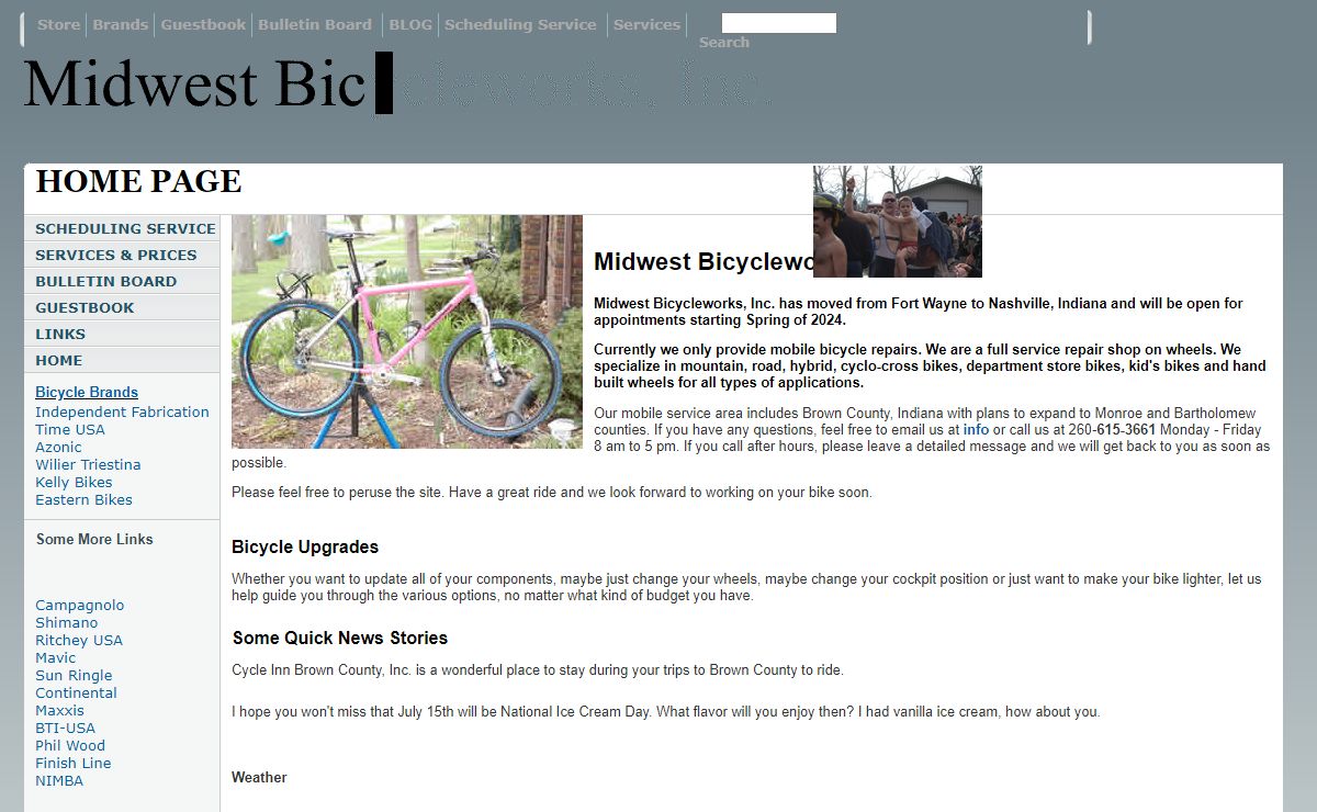 Midwest Bicycleworks: Fort Wayne's Only Full Service Mobile Bicycle Repair Shop