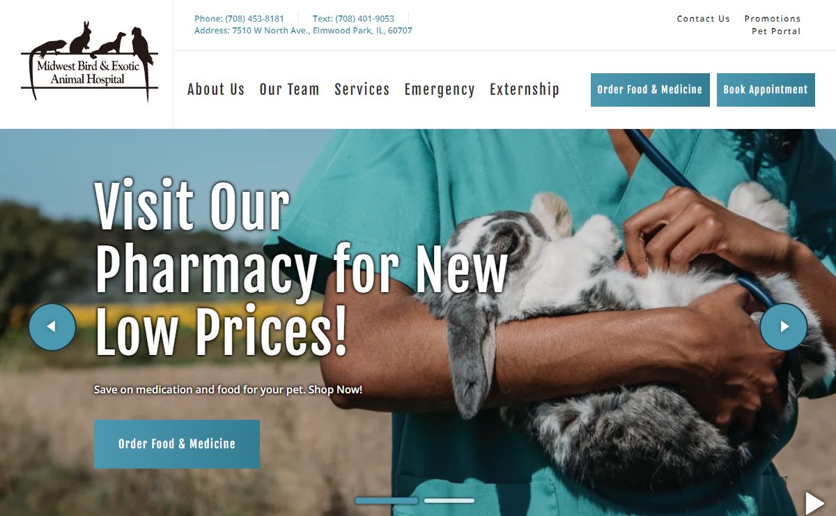 Chicago Veterinarian | Midwest Bird and Exotic Animal Hospital