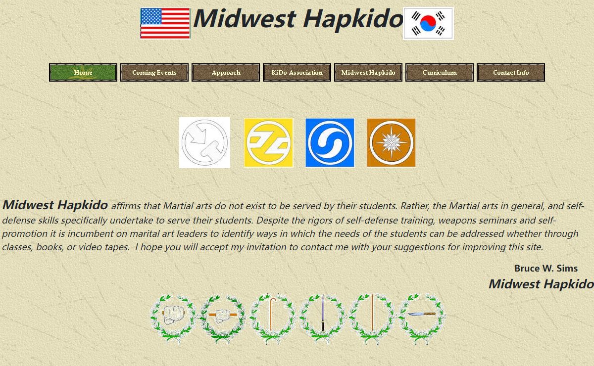 Midwest Hapkido Website