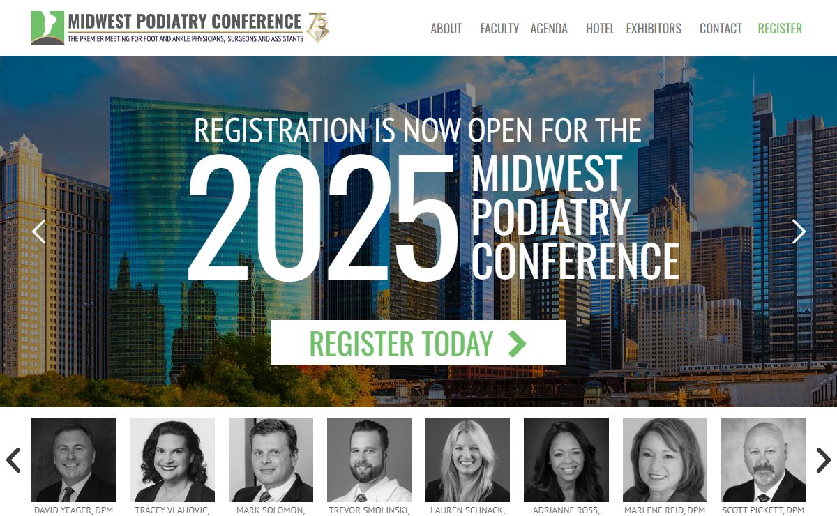 Midwest Podiatry Conference – The Premier Meeting for Podiatrists & Assistants | April 11-14, 2024