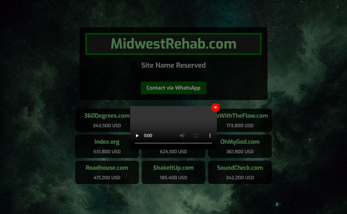 - Site Name Reserved