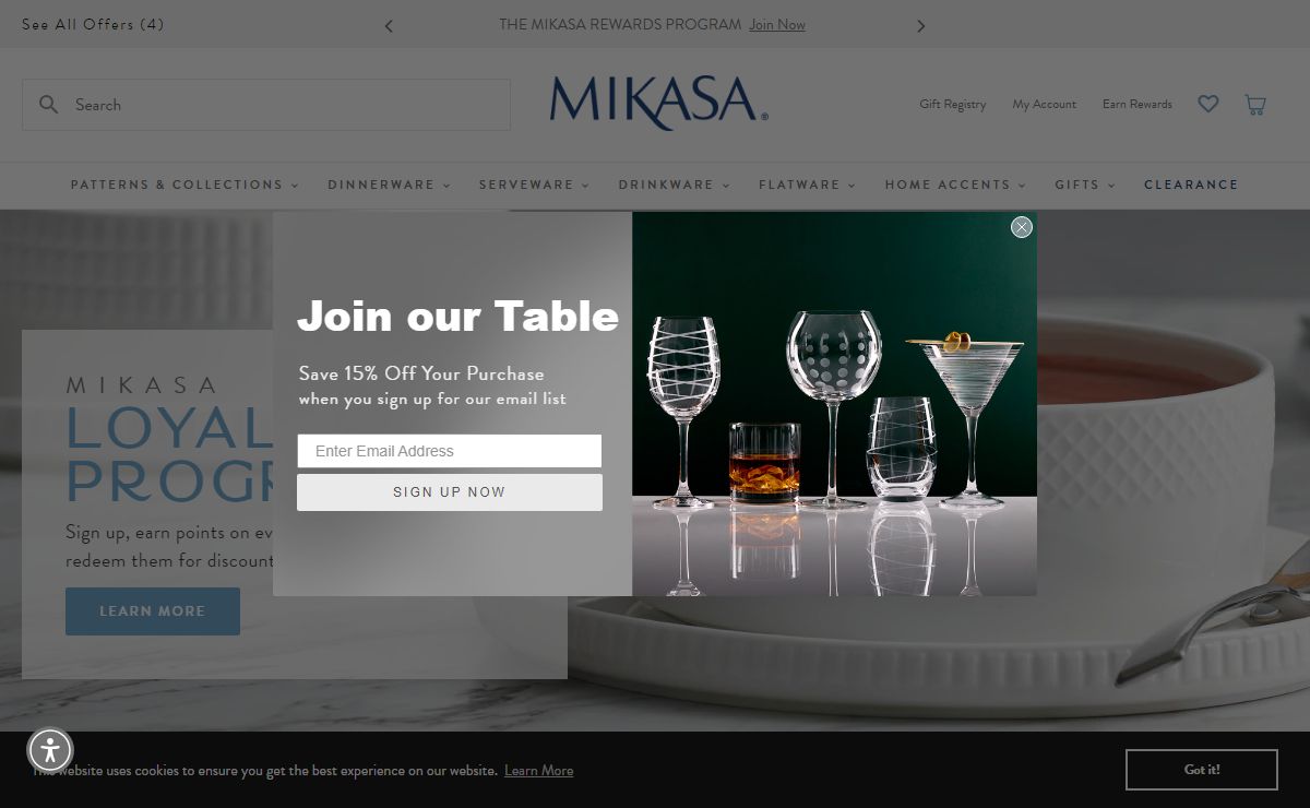 Shop Dinnerware, Serveware, Flatware & Gifts | Mikasa