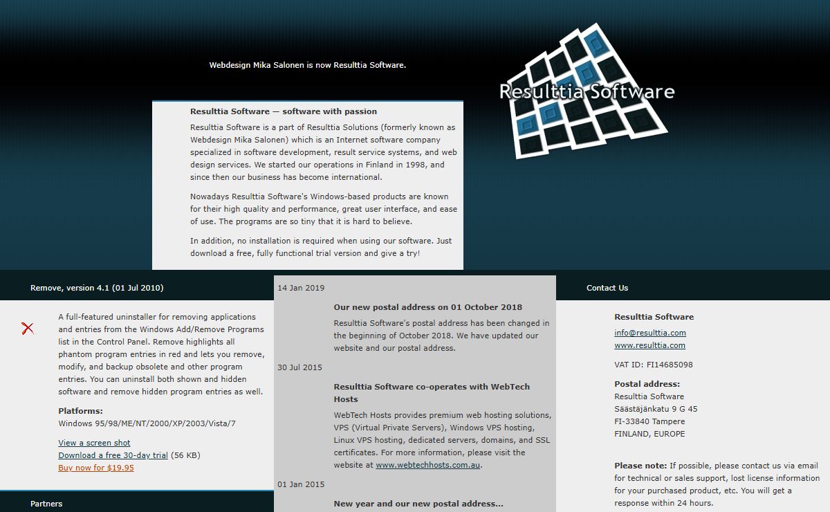 Resulttia Software — applications, utilities, and other software for Windows