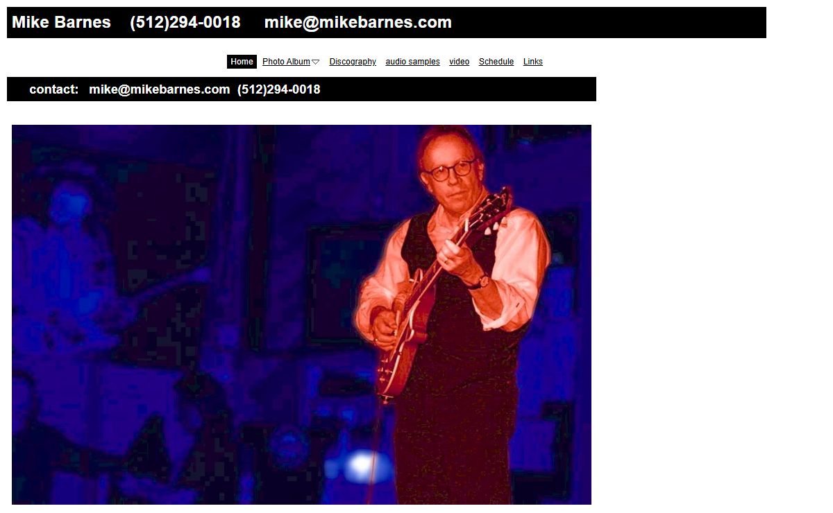 contact: mike@mikebarnes.com (512)294-0018 | Mike Barnes (512)294-0018 mike@mikebarnes.com