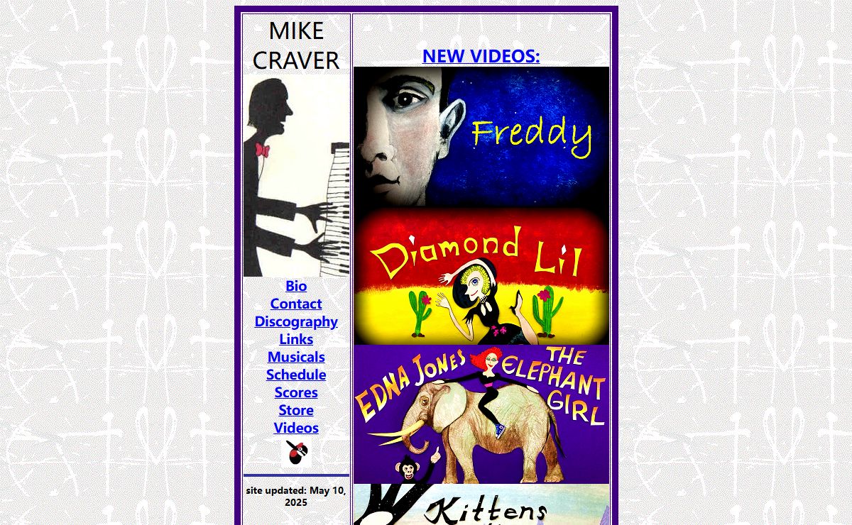 MIKE CRAVER Homepage