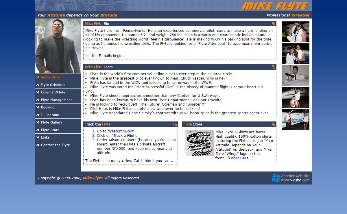 Mike Flyte - Professional Wrestler