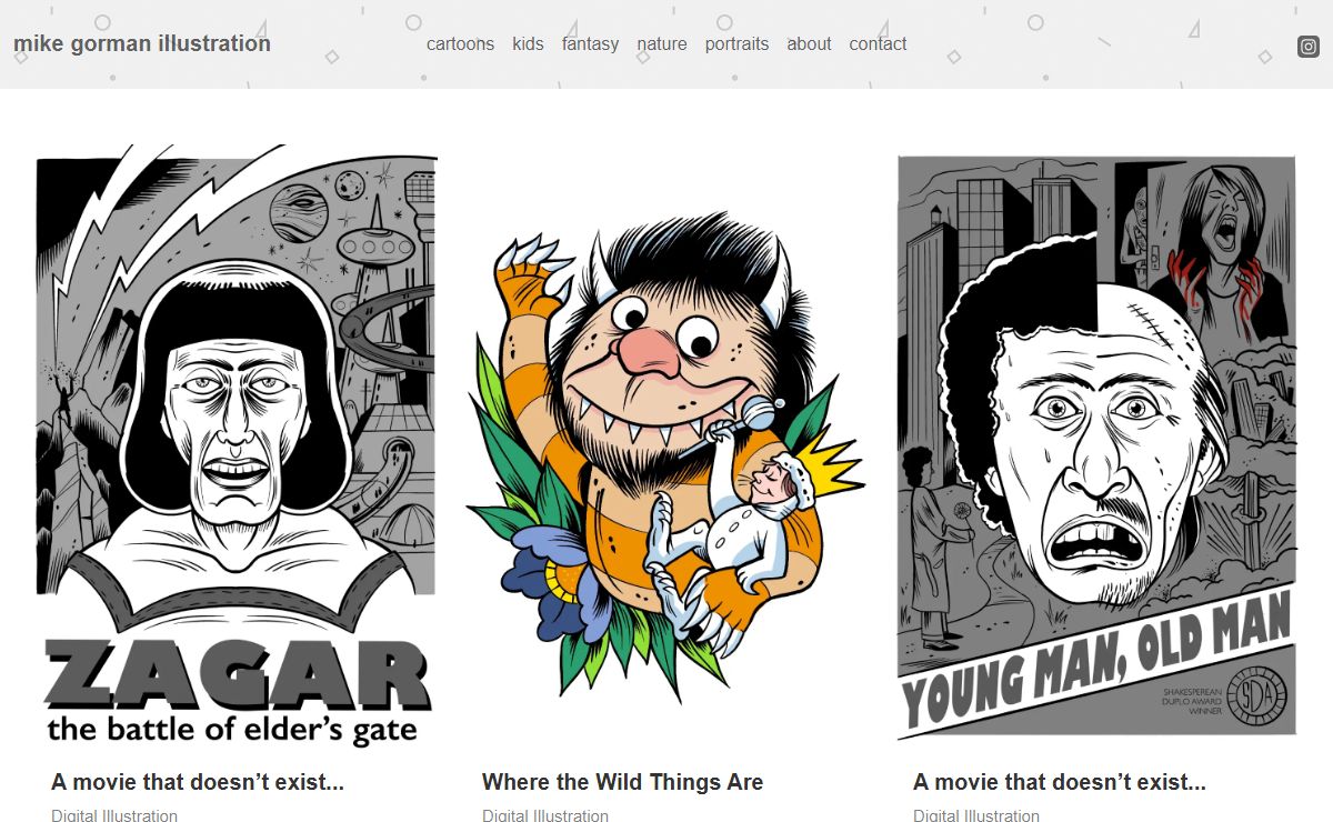 Mike Gorman, Award Winning Cartoonist and Illustrator