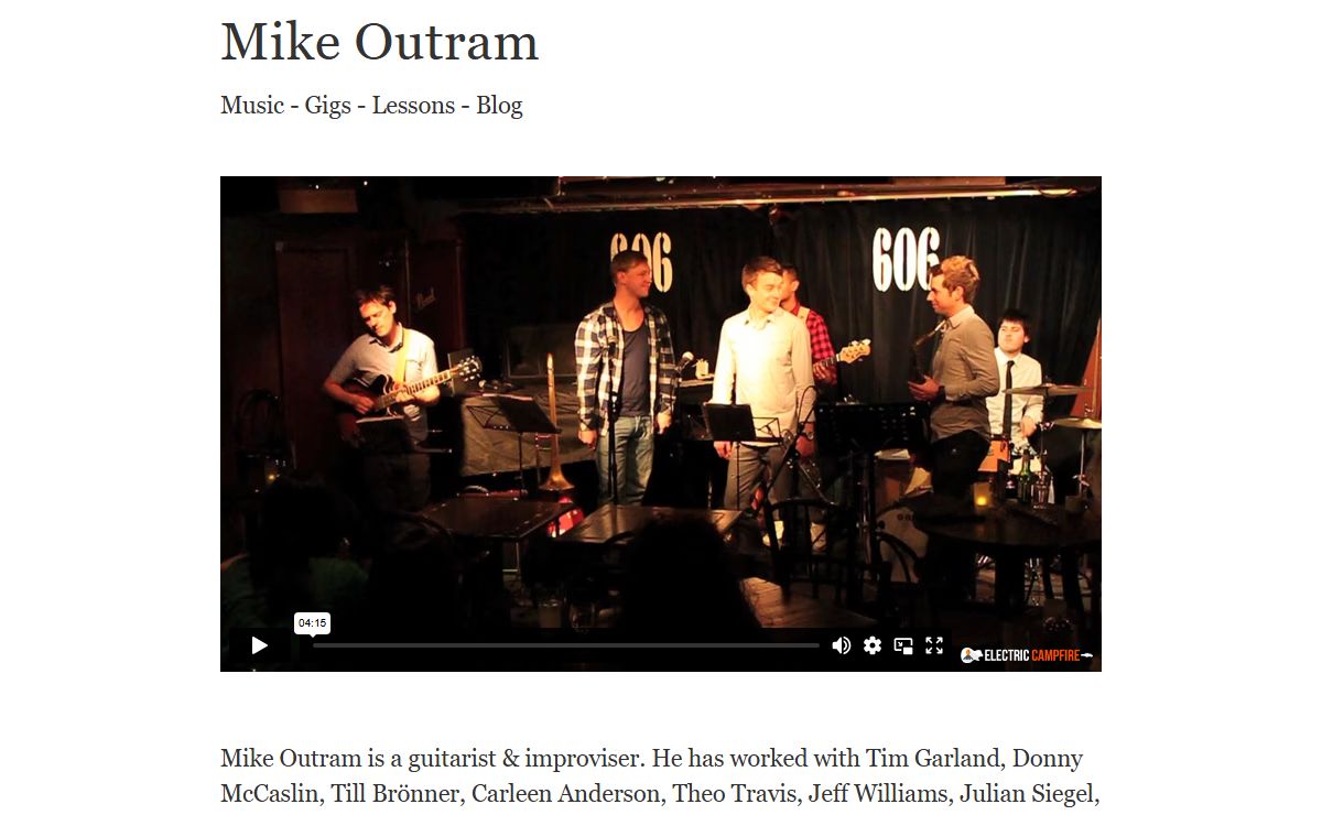 - Mike Outram