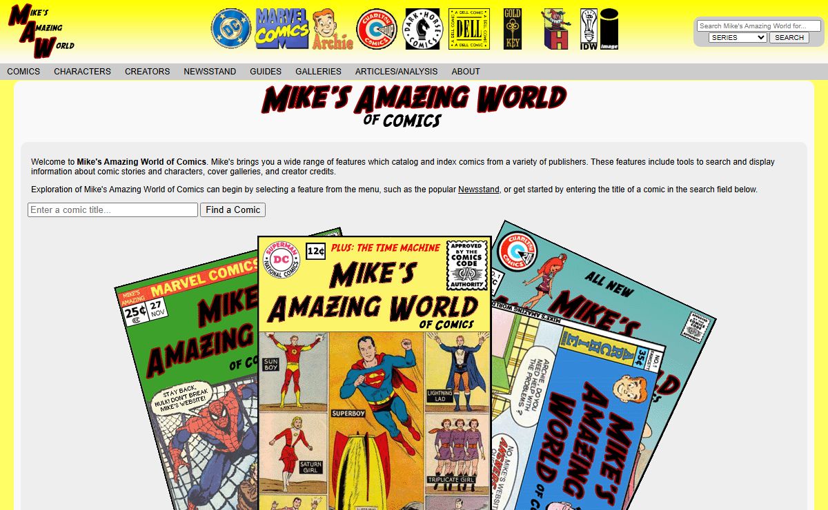 Mike's Amazing World of Comics