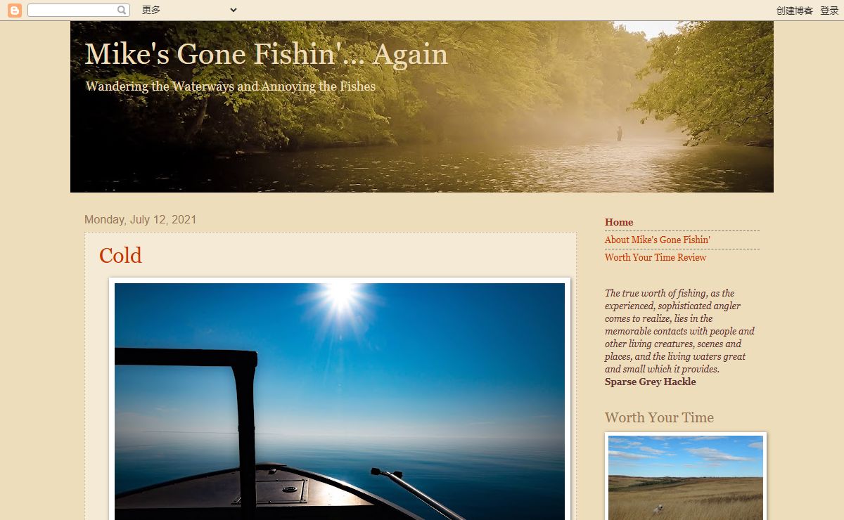 Mike's Gone Fishin'... Again