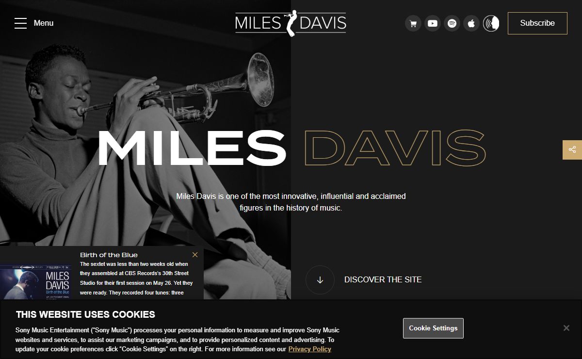 Home | Miles Davis Official Site