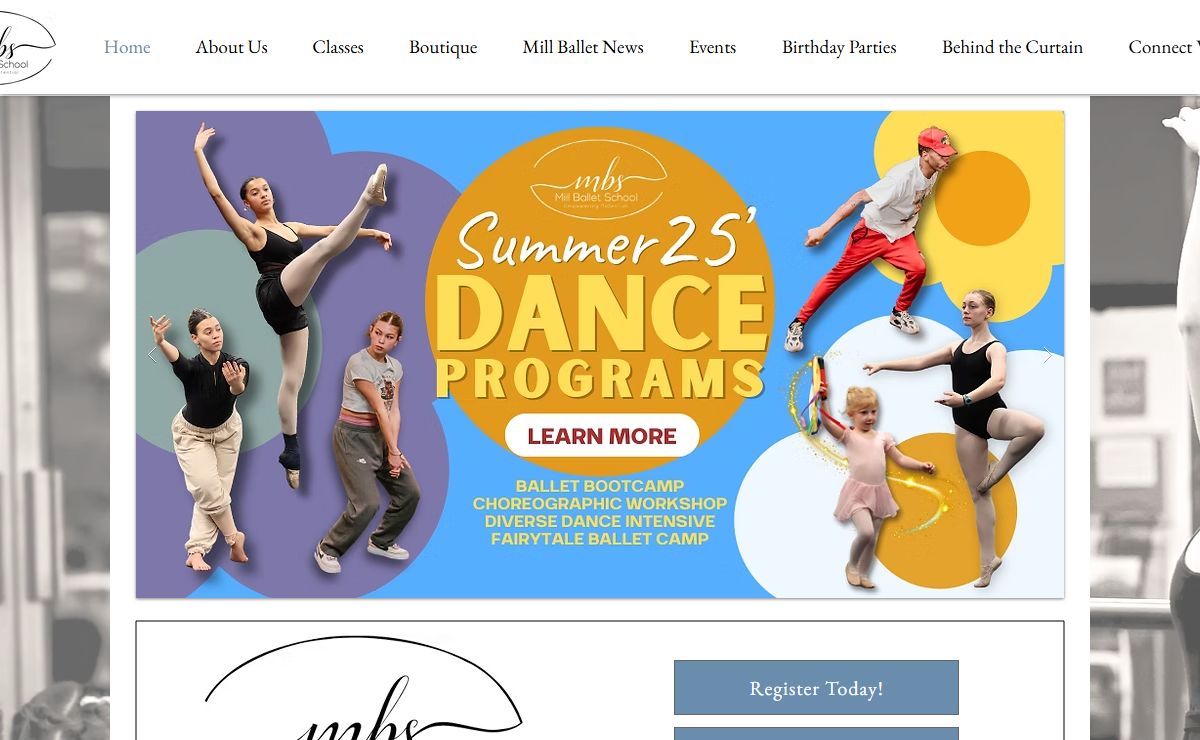 Join MILLBALLETSCHOOL - Dance Classes for All Ages in New Hope, Pa | Enroll Today!