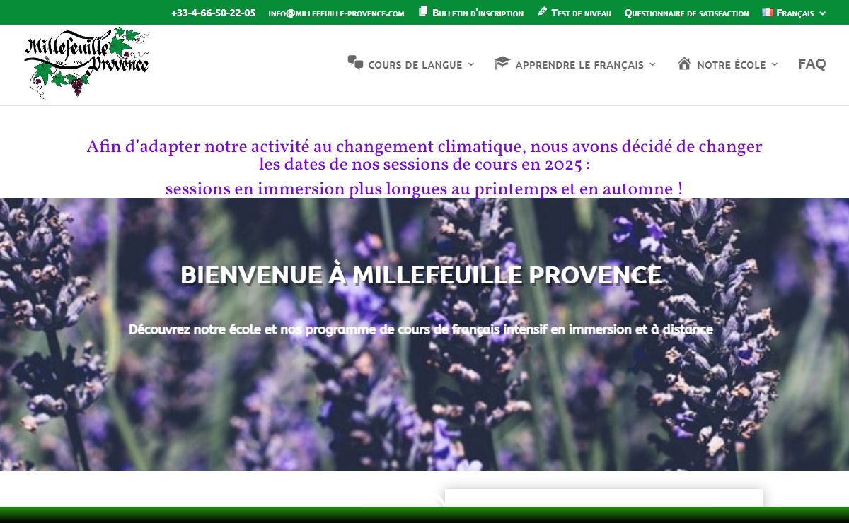 Accueil - Millefeuille Provence