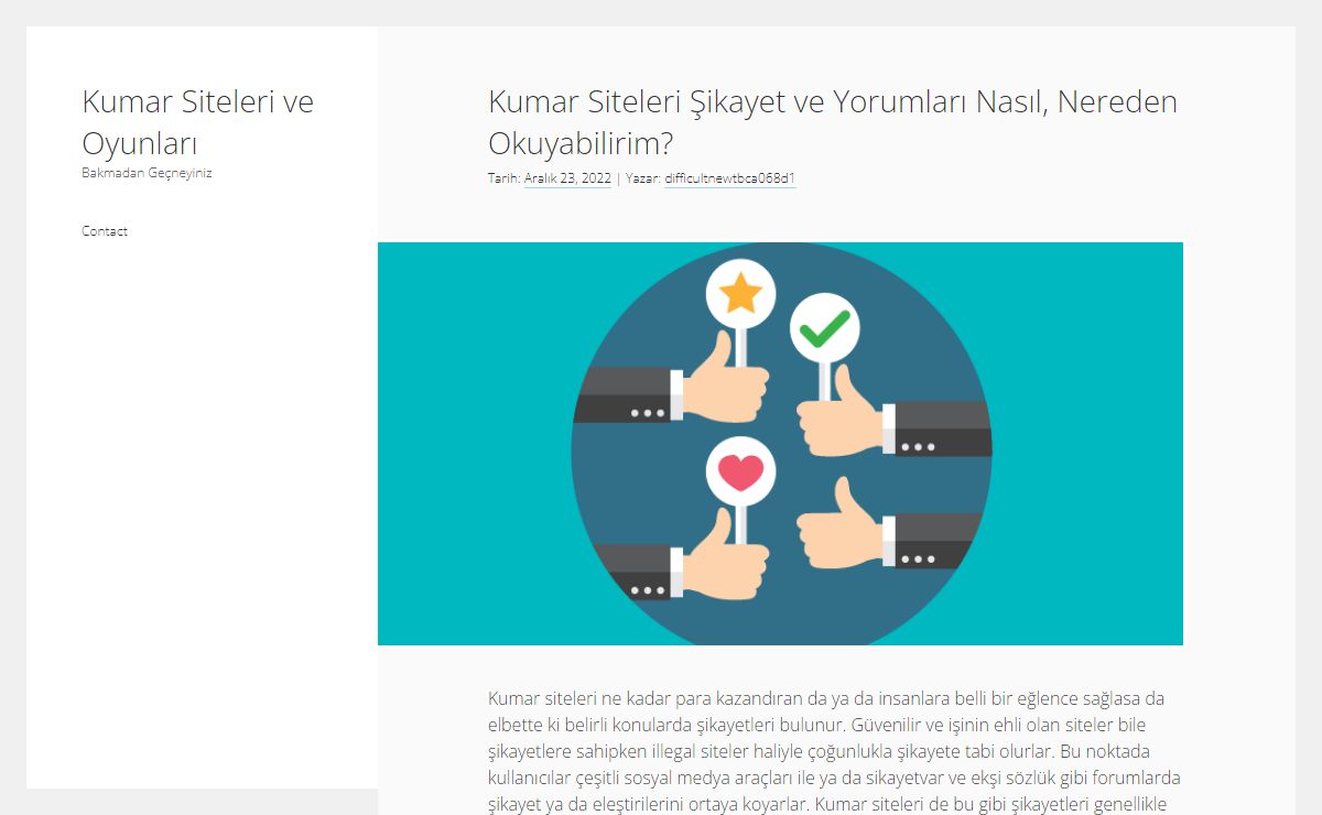 Kumar Siteleri ve Oyunları – Bakmadan Geçneyiniz