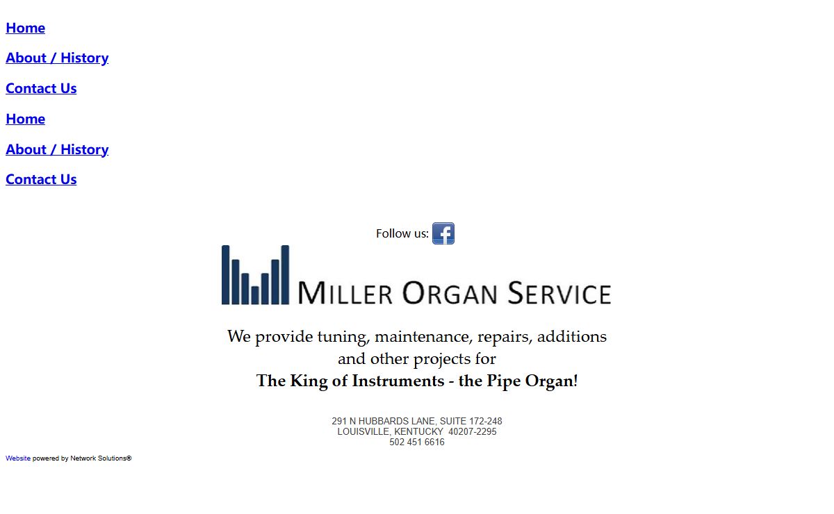 Miller Organ Service