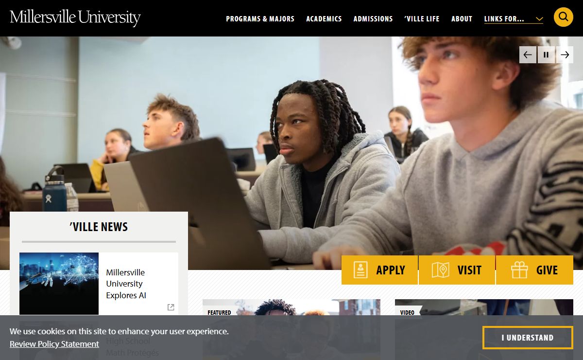 Millersville University - Welcome to Millersville University