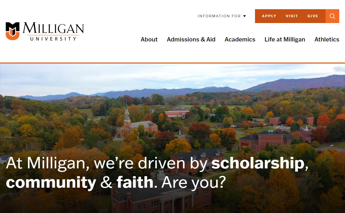 Homepage - Milligan University