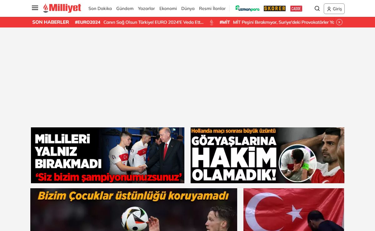 Milliyet - Haberler, Son Dakika Haberleri ve Güncel Haber