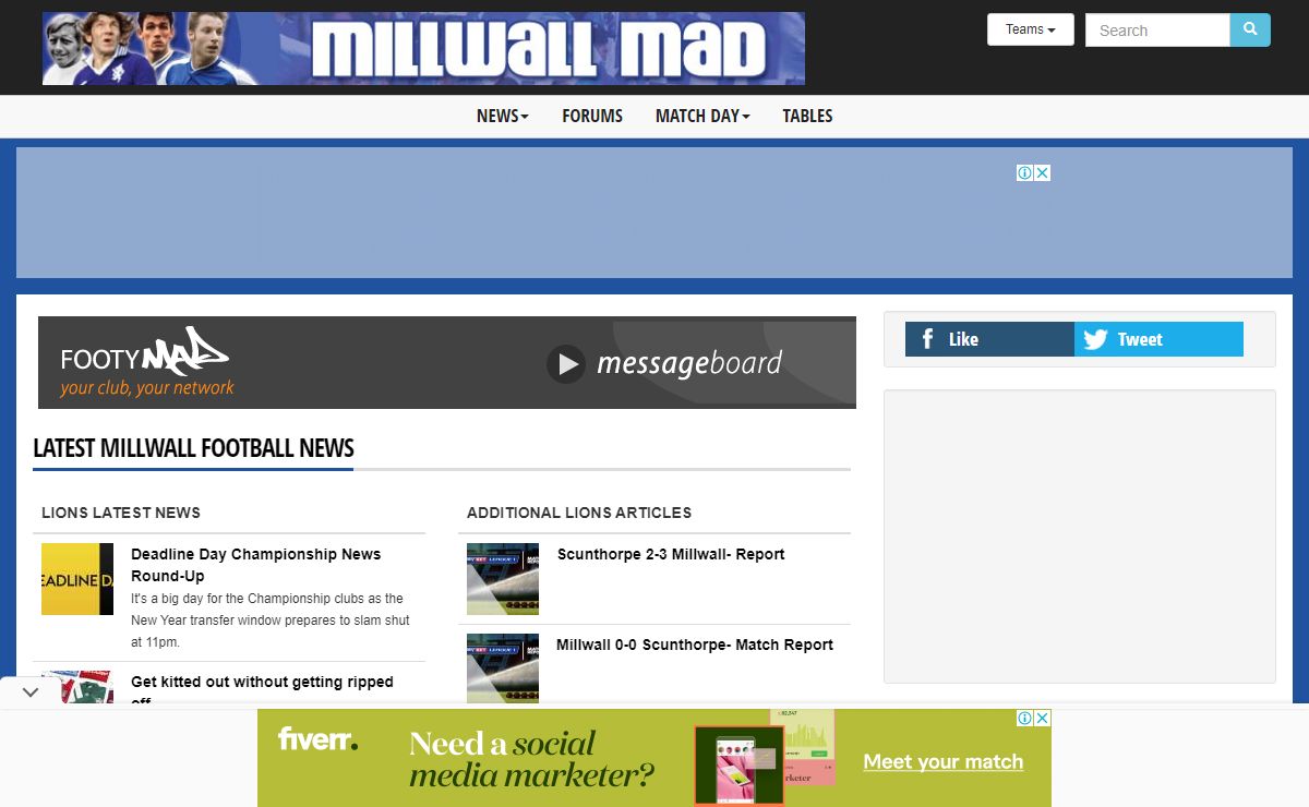 Millwall News - Millwall MAD