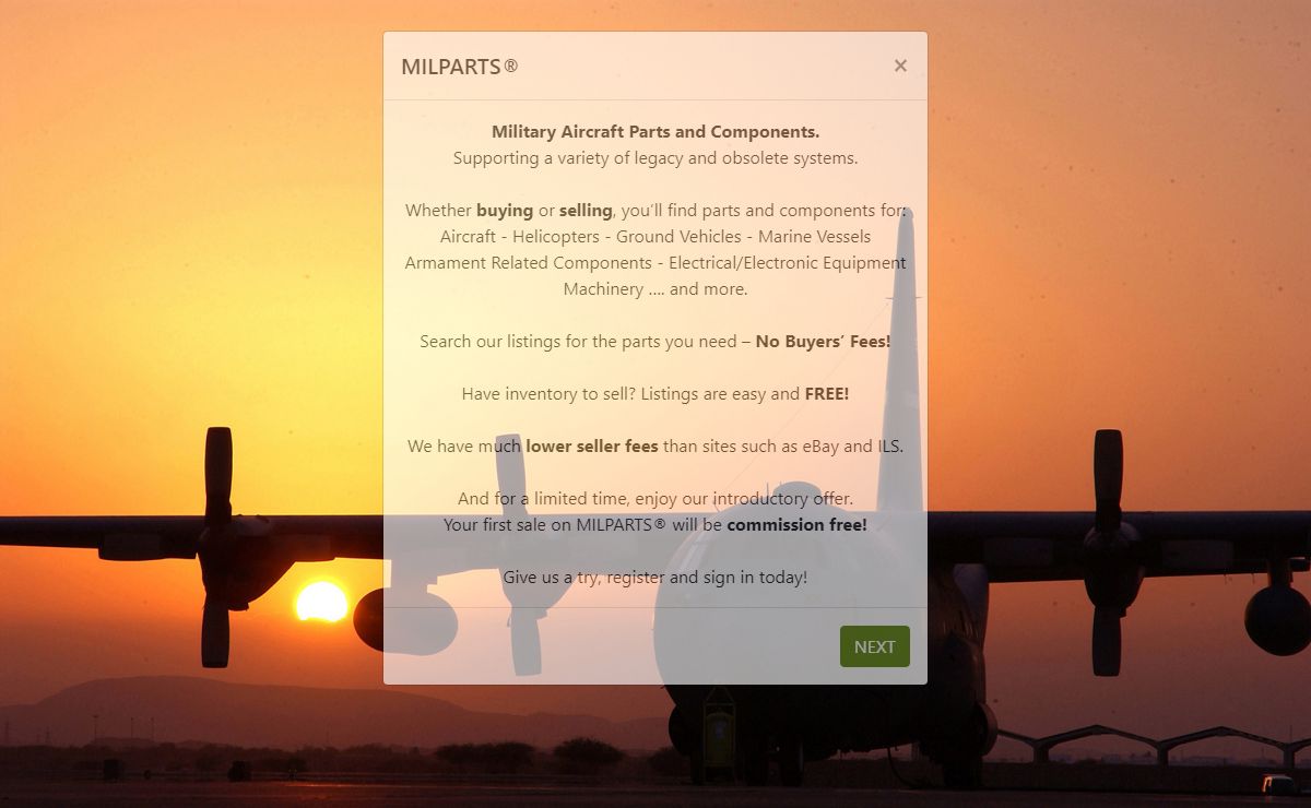 Military Surplus - MILPARTS - Flight Support Corporation
