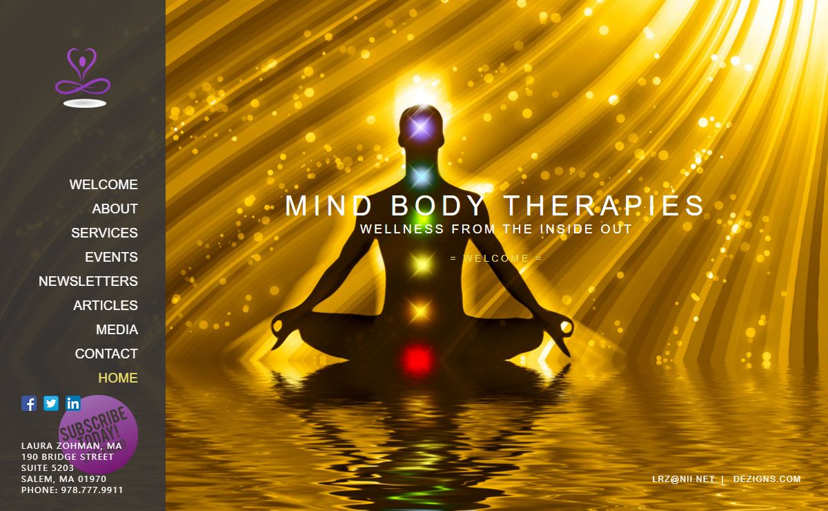 Mind Body Therapies | Laura Zohman MA