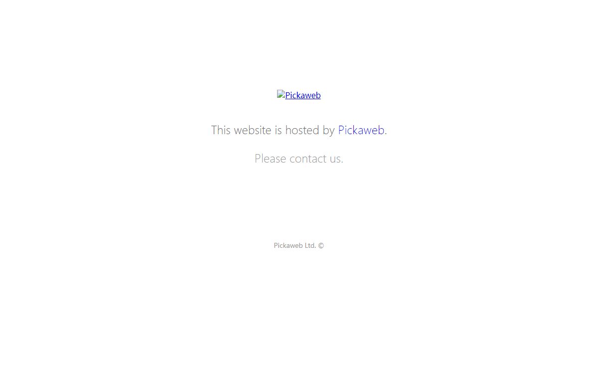 Website Hosted by Pickaweb